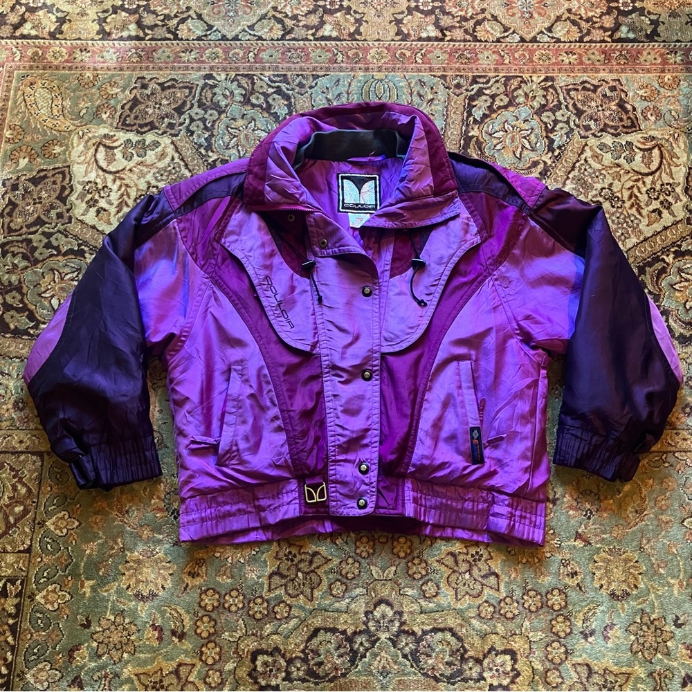 Couloir Purple Pearlescent Apres-Ski Jacket